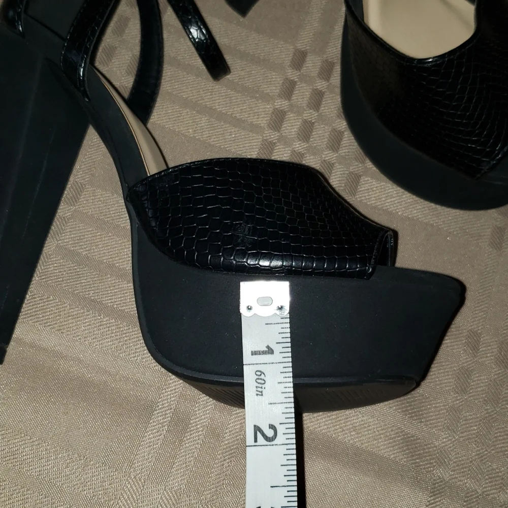 Speed Limit 98 Black Multi Media Platform Sandals 💥 - Picture 4 of 8